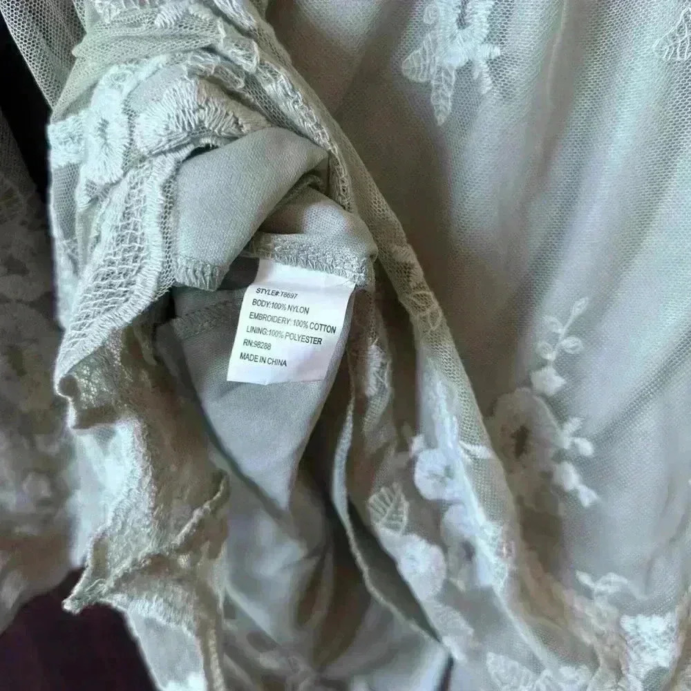 CalStyle Green Lace Women’s Dress / Size M! - Picture 9 of 9